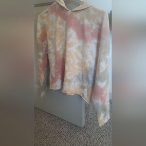 Old Navy Kids Tie-Dye Hoodie - Pink, Orange, Green